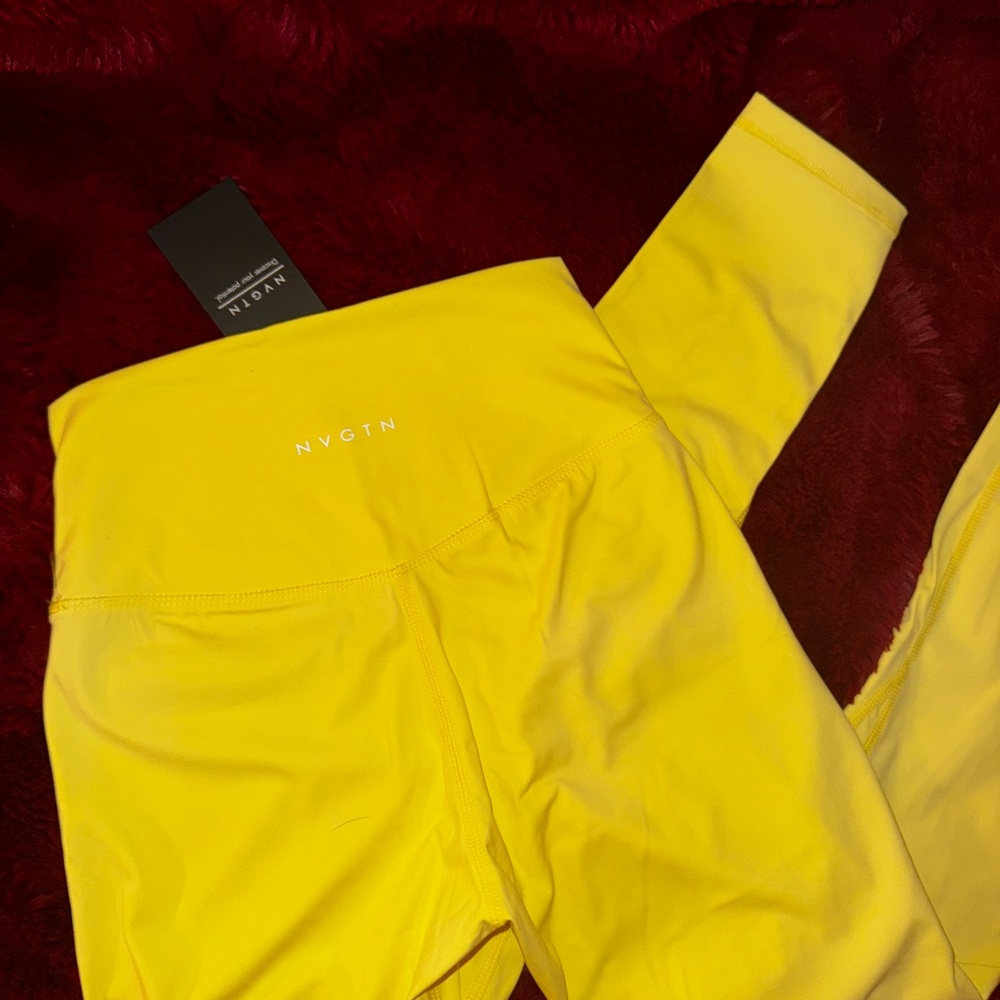 NVGTN Butter Yellow Leggings